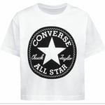 Converse T-Shirt à Manches Courtes pour Enfant Blanc