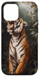 Coque pour iPhone 12/12 Pro Tigre Animal Majestic Roaring Wildlife Roar