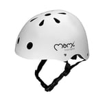 Momi Mimi Helmet Unisex Jugend, Blanc Mat, 47-58