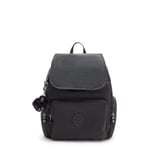 Kipling City Zip liten ryggsekk Black Noir