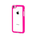 COQUE MOXIE POUR APPLE IPHONE 5C TRANSPARENTE ET FUCHSIA ROSE