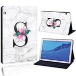 HHF Tab Accessories For Huawei MediaPad T3 8.0 / T5 10 10.1 / T3 10 9.6, Printed 26 letters PU Leather Tablet Stand Shockproof Cover Case For Huawei MediaPad T3 T5