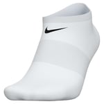 Nike Everyday Lot de 6 Paires de Coussins Invisibles Chaussettes, Blanc/Noir, Homme