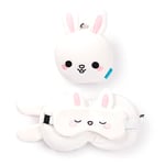 Puckator Coussin de Voyage avec Masque Relaxeazzz - Frances Le Lapin - Animaux Doux