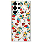 ERT GROUP Coque de téléphone Portable pour Samsung S22 Ultra Original et sous Licence Officielle Disney Motif Pinocchio 002 Parfaitement adapté à la Forme du téléphone Portable, partiel imprimé