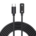 Polar Pacer Pro Magnetisk laddningskabel USB-C 1m, Svart