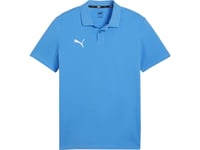 Puma Team Goal Casuals Polo Herre T-Skjorte Blå 658605 02 L