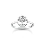 THOMAS SABO Ring Tree of Love with stones 925 Sterling Silver TR2375-051-14-56