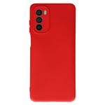 Case for Motorola Moto G62 5G Semi-rigid Soft-touch Thin Red