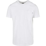 Urban Classics Men's Organic Cotton Basic Pocket Tee T-Shirt, White, S