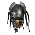 Predator Helmet Replica Mask Latex Mask Halloween Cosplay Kostym Prop Latex