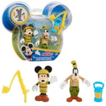 Mickey, 2 Figurines Articulées 7,5 cm avec Accessoires, Différents Modèles Disponibles, Jouet pour enfants Dès 3 ans, Mcc04