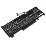 Kompatibelt med Katana GF66 12UE-091XES, 11.4V, 4600mAh