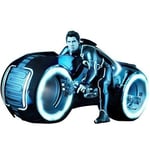 Figurine Hot Toys Mms142 - Tron : Legacy - Sam Flynn With Light Cycle