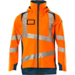 SKALJAKKE,4XL,HI-VIS ORANGE/MØ