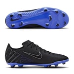 Nike Mercurial Vapor 15 Club FG/MG Football Boots. BLACK / BLUE  UK 8.5  EU 43