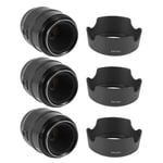 3X Lens Hood Camera Lens Hood EW-63C EW63C for  EF-S 18-55mm F / 3.5-5.6 IS9465