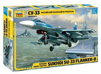 Sukhoi Su-33 Flanker-D Russian Marine Fighter Plastique Kit 1:72 Model Zvezda