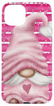 Coque pour iPhone 15 Plus Pink Gnome Valentines Day Decor For Women - Love Aesthetic