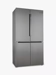 Bosch Series 4 KFN96VPEAG Freestanding 65/35 American Fridge Freezer, Inox Easy Clean Steel