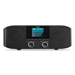 Hama Radio Dab+ Bluetooth DIR3030BT (Radio Dab/Dab Plus/FM/Radio Internet, WiFi, Port USB, Ecran Couleur 2.4", Spotify Connect, Amazon Music, Radio Réveil) Noir