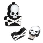 U Disk Skull Personality Novel Gifts Compact Mini U Disk Flash Disk Hallowee REL