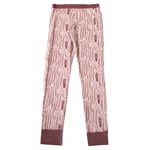 Joha Hidden Zebra ull/bomull leggings - rosa