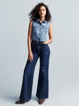 Levi'S Ribcage Bell Bottom Jean - Sonoma Train Blue