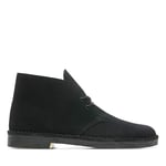 Clarks Homme Desert Boots, Noir (Black Suede), 41.5 EU