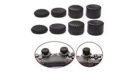 Pack de protege joysticks x8 pour manette ps2 playstation 2 silicone grip accroche lot de 8 (noir)