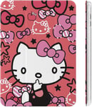 Hello Kitty Étui Pour Ipad 2020 Matériau Tpu Antichoc Réglage Automatique De L'angle De Veille/Réveil Mignon Housse De Protection Transparente 10.2in