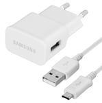 Pack Chargeur Secteur 2A + Câble Micro-USB 1 m Samsung ETA-U90 - Blanc