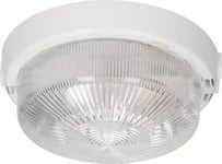 Orno Trio Taklampa, Armatur, 75W, E27, Ip44, Ik10, Transparent Polykarbonatskärm