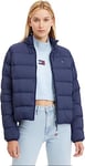 Tommy Jeans Women's Light Jacket for Transition Weather, Blue (Twilight Navy), XS