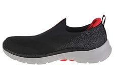 Skechers Men's Gowalk 6-Stretch Fit Slip-On Athletic Performance Walking Shoe, Black, 7 X-Wide