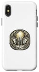 Coque pour iPhone X/XS Daniel in the Lion's Den: Faith Defeats Fear Inspirational