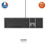 Clavier Filaire MOBILITY LABUSB pour MAC APPLE (GRIS FONCE)