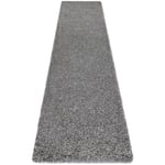 Tapis, le tapis de couloir soffi shaggy 5cm gris - pour la cuisine, l'antichambre, le couloir grey 80x300 cm