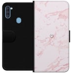 Tegnebogsetui til Samsung Galaxy A11 med Rosa Hjerte motiv