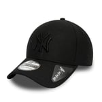 New Era New York Yankees 39thirty Adjustable Cap MLB Diamond Era Black/Black - XS-S