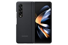 Samsung Galaxy Z Fold4 Coque Fine avec Support pour téléphone Portable, Support pour Une visualisation Mains Libres, Surface Douce, Mate, Version américaine, Noir