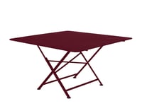 Table de jardin carrée Cargo 130 x 130 cm Cerise Noire - Fermob