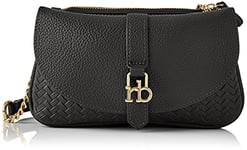 R&B Women's Daphne Satchel, Nero, Medium