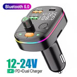 Bluetooth Car Charger Dual USB Car Charger Car FM Transmitter USB Charger