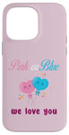 Coque pour iPhone 14 Pro Max Ballons roses ou bleus