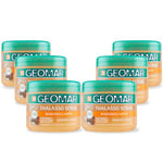 GEOMAR | Thalasso Gommage Remodelant, Avec Sel Marin, Sel d’Epsom, Huile de Café et extraits de Guarana et Capsico, Made in Italy, 6 x 600 g