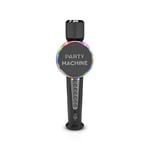 Singing Machine SMM548 Party Microphone - Portable Karaoke Mic with Bluetooth, Speaker, Voice Effects, Echo Control, Multi-color LED Lights