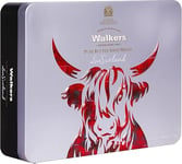 Walker's Shortbread Icon Highland Coo Keepsake Tin, 150g (Pack of 12)