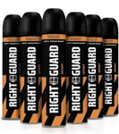 6 x 250ml Right Guard Mens Deodorant, Total Defence Sport 48H Anti-Perspirant