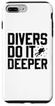 Coque pour iPhone 7 Plus/8 Plus Les plongeurs le font plus profondément sous l'eau Diver Scuba